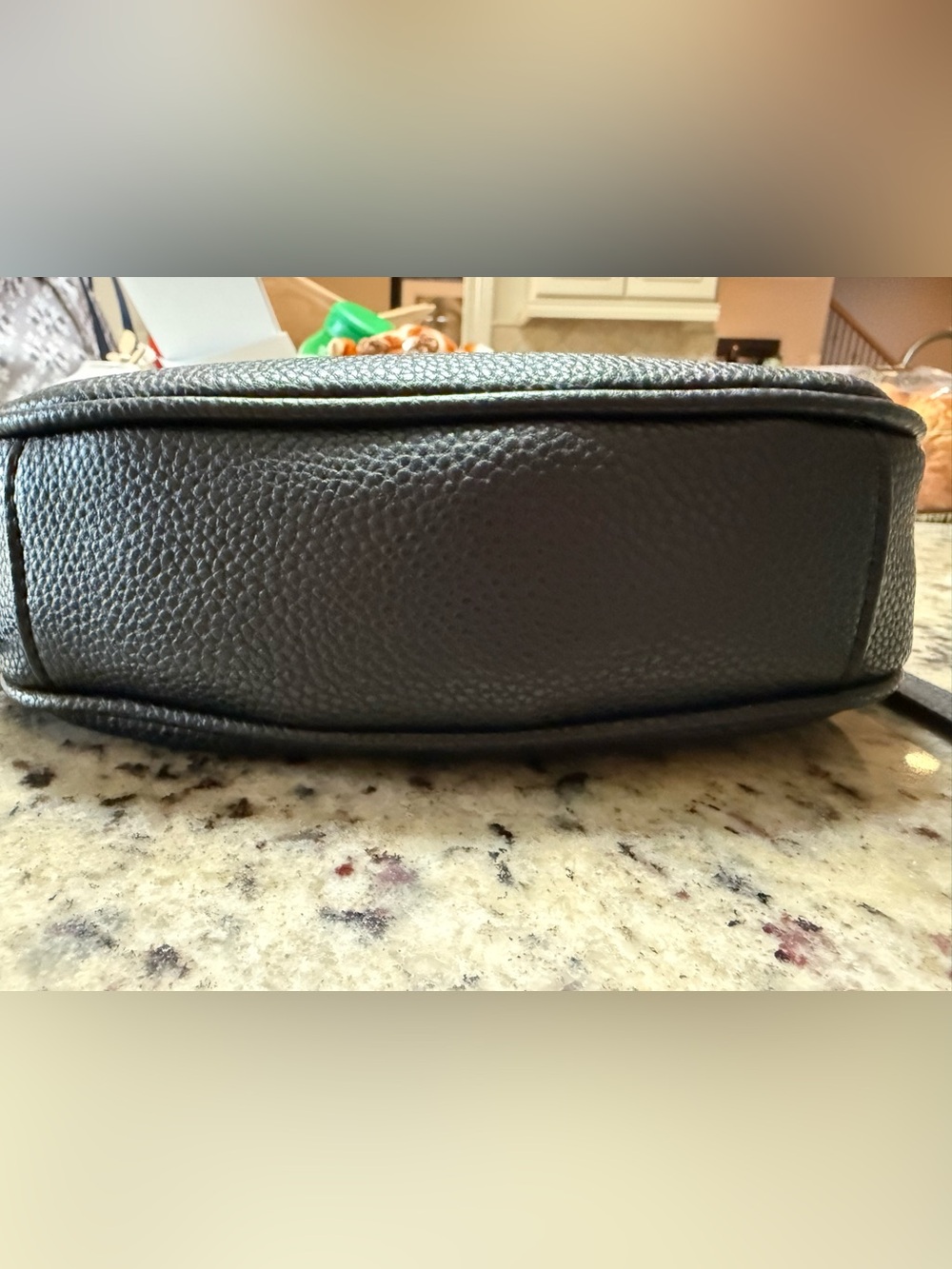 Nanette Lepore Black Shoulder Bag with Gold Chain Detail - Picture 6 of 10
